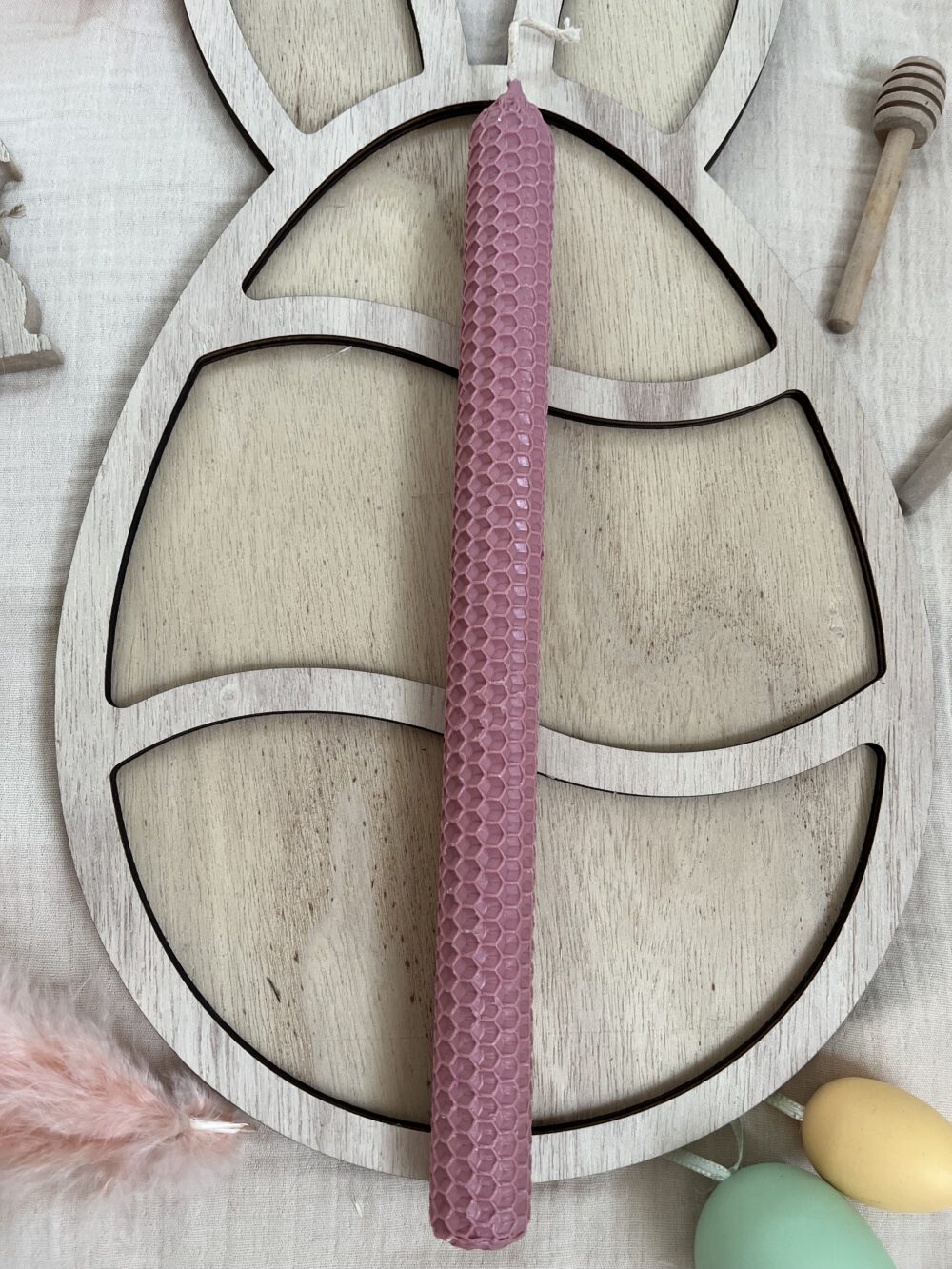 Πασχαλινή Λαμπάδα στρογγυλή (ροζ)