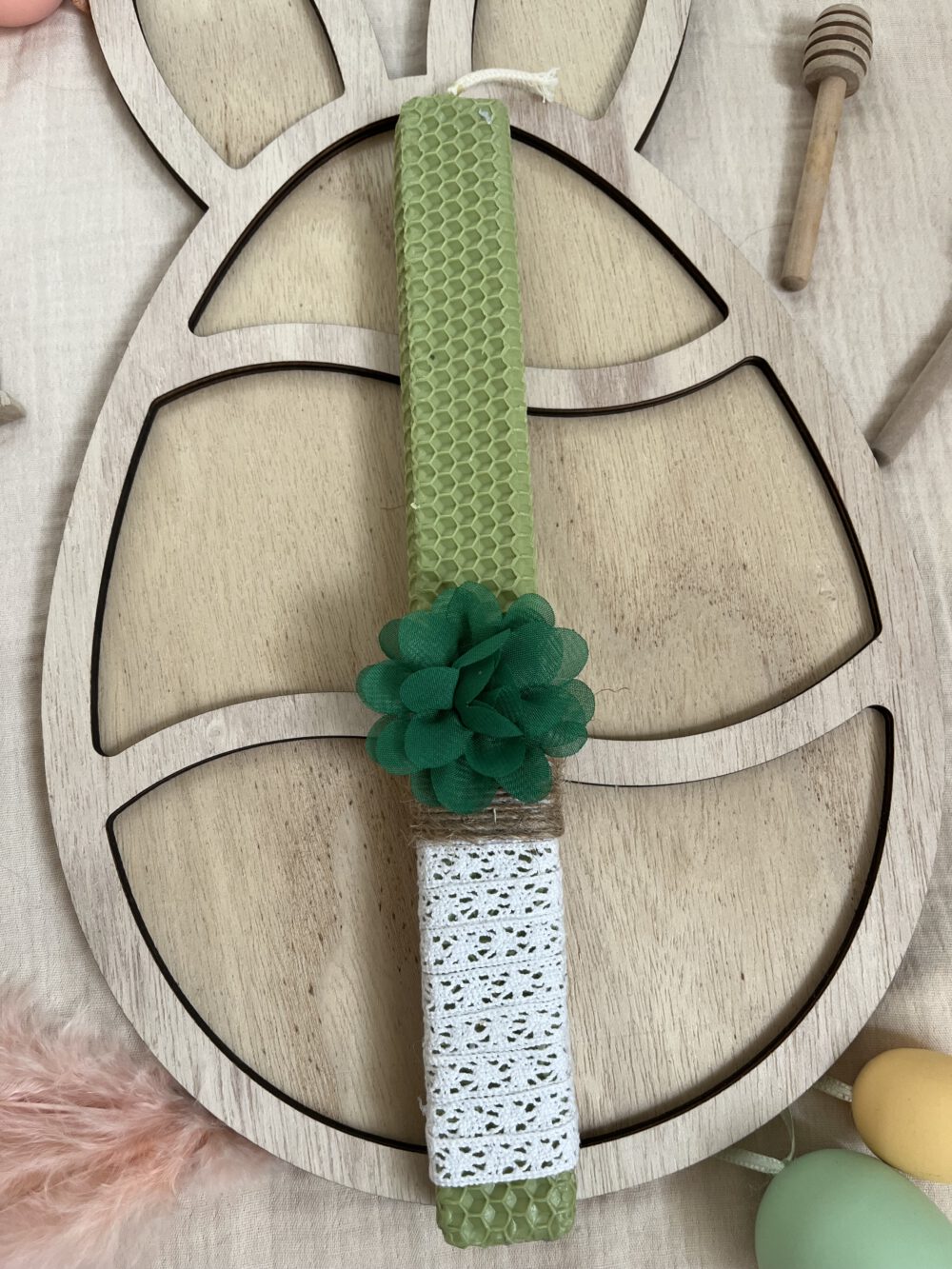 Πασχαλινή Λαμπάδα στολισμένη