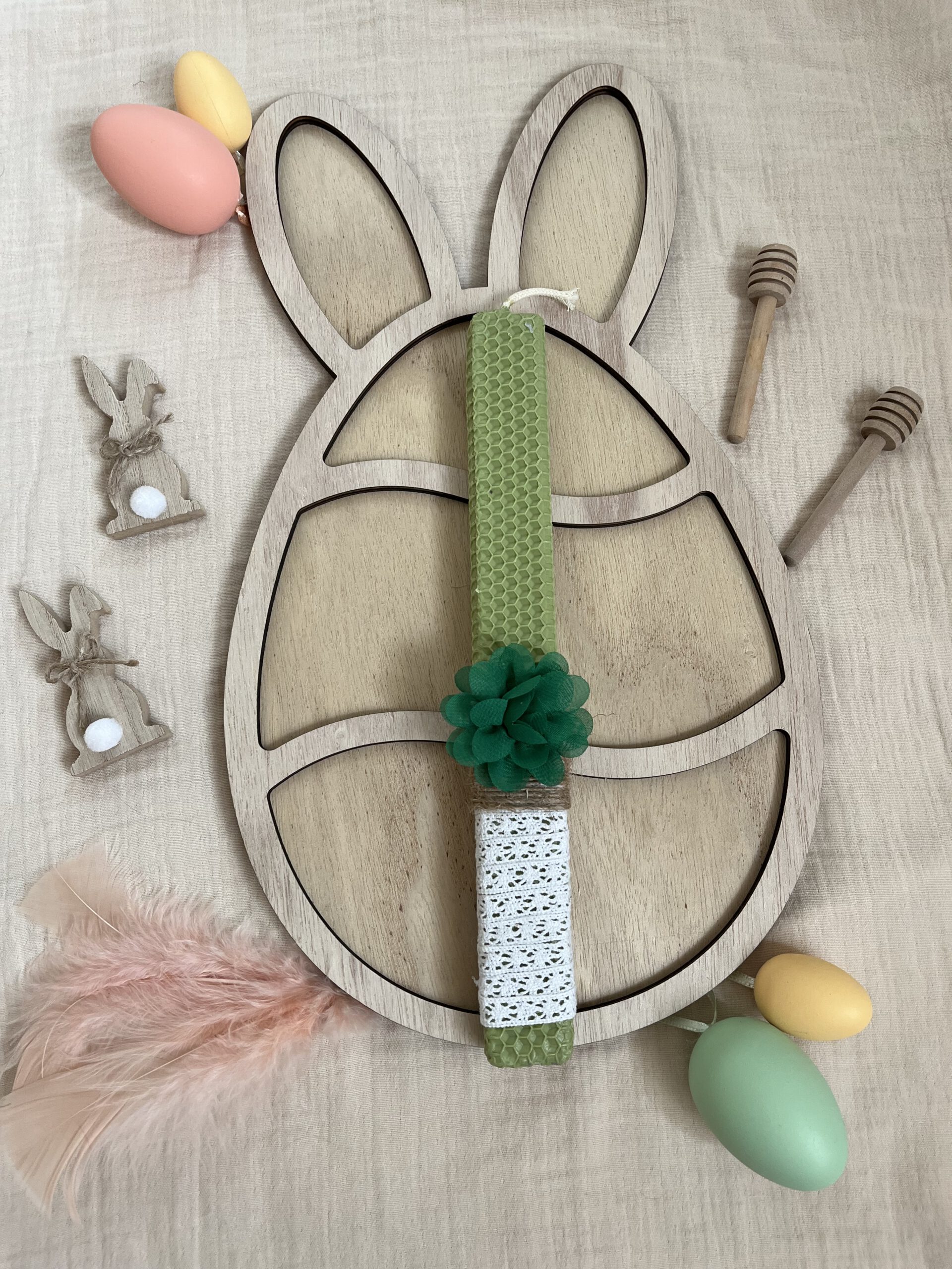 Πασχαλινή Λαμπάδα στολισμένη