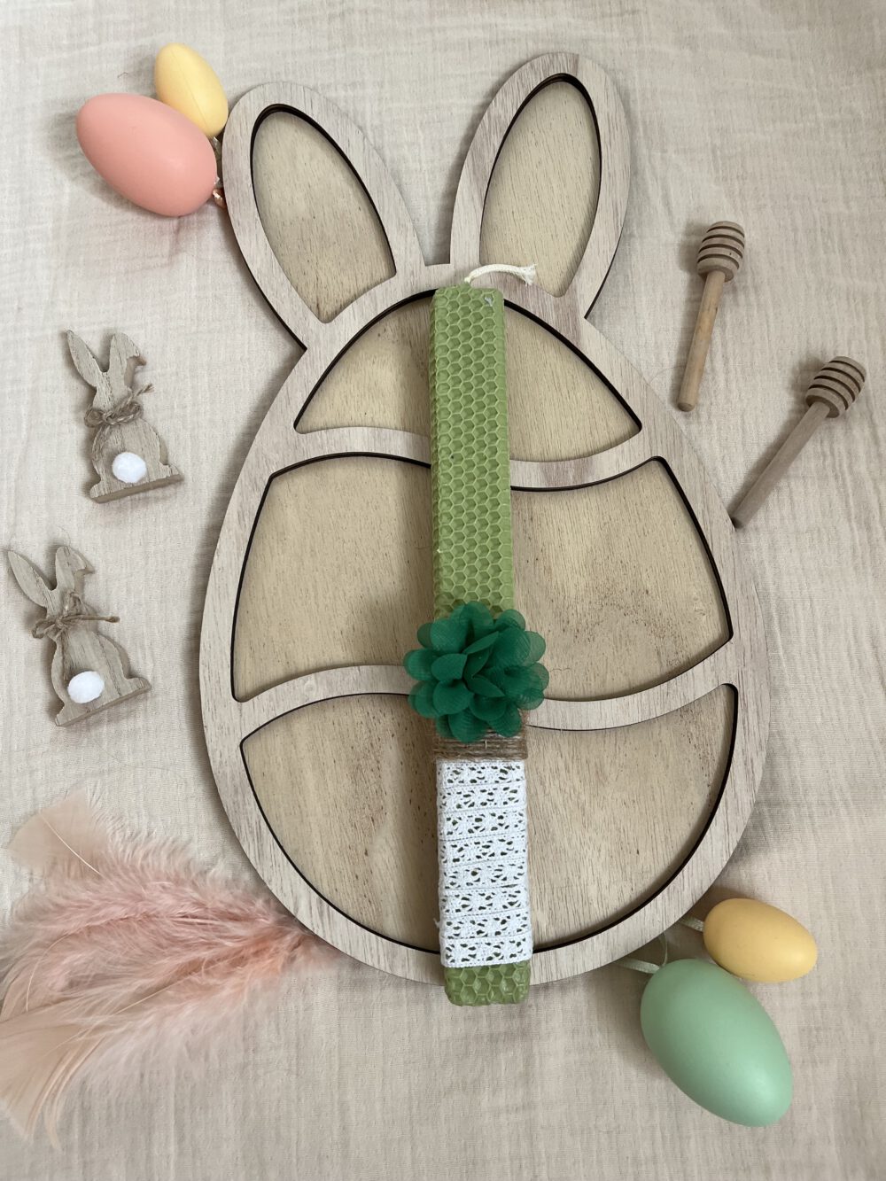 Πασχαλινή Λαμπάδα στολισμένη